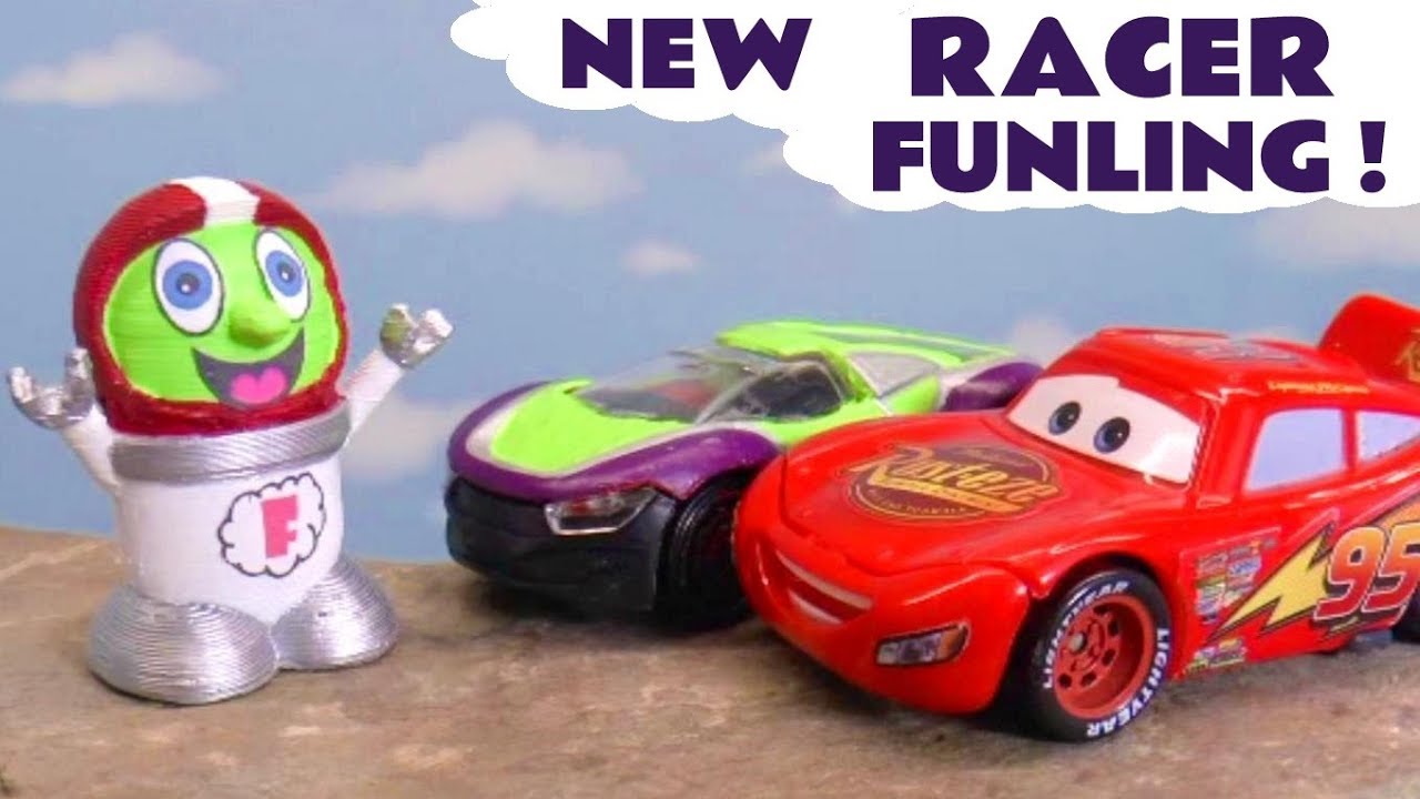 Cars Lightning McQueen Trains NEW Driver Funling