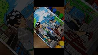 Taki and  Mitsuha (Your name)🌠❤️#kiminonawa #yourname #taki #mitsuha #painting #shortvideo