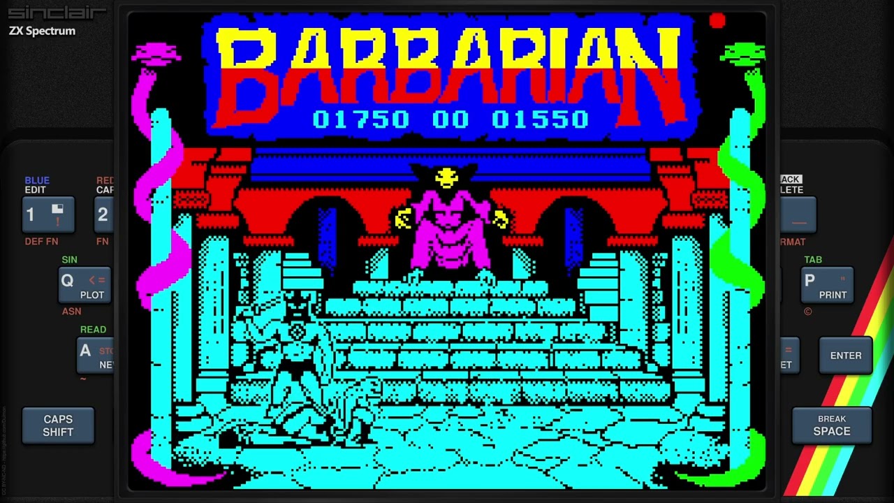 Barbarian: The Ultimate Warrior (Palace Software, 1986, Amstrad