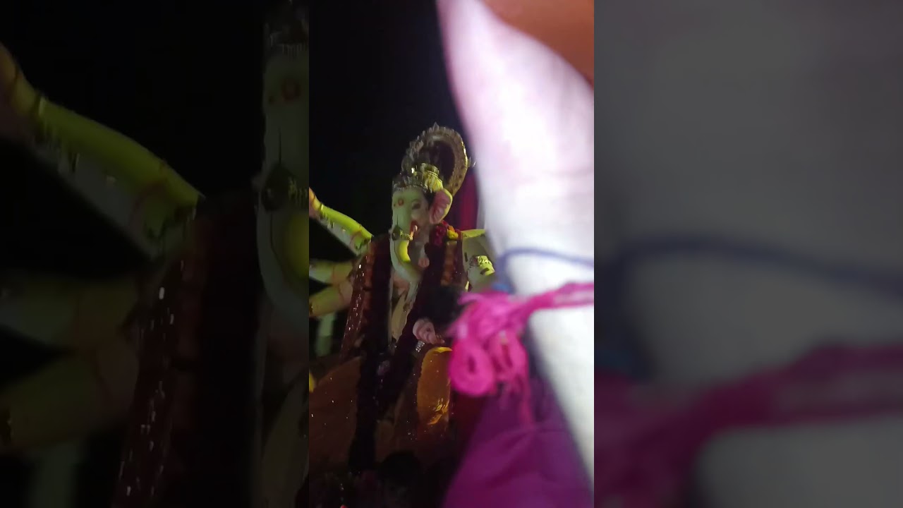 Malad Ganpati Visarjan Marve Beach 2025