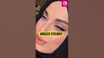 Perfect Winged Eyeliner in Seconds ✨ | Easy Eyeliner Hack for Beginners #shorts