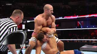The Miz Vs. Antonio Cesaro - No Disqualification Match Raw, Feb. 18, 2013