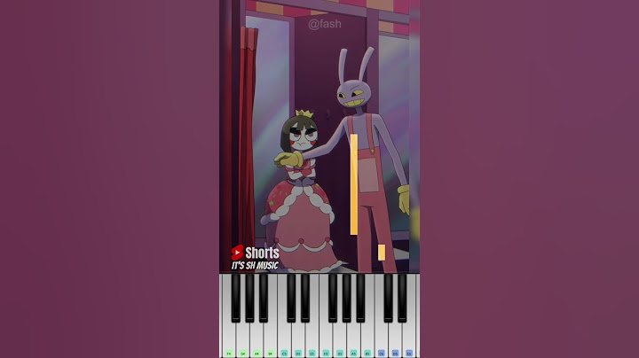 Jax Rate Pomni's New Outfit (The Amazing Digital Circus) @fash - Piano Tutorial