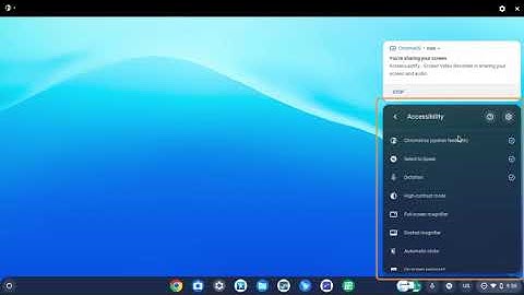 ChromeVox Spoken Feedback on Chromebook