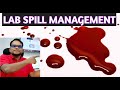 Hospitallab spill management   blood body fluid spill management