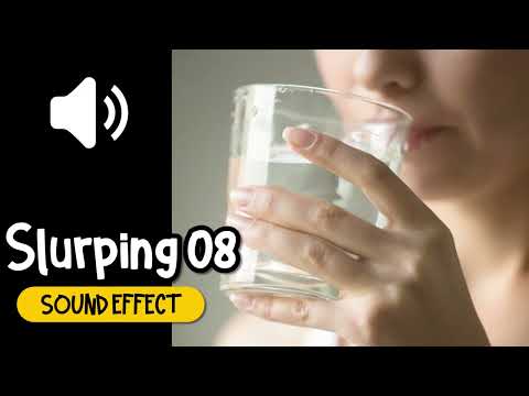 Slurping #08 Sound Effect | 啜饮 #08 吸 喝水 音效 (High Quality)