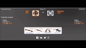CS:GO Lounge Bet Tip #091 NiP vs EnVyUs
