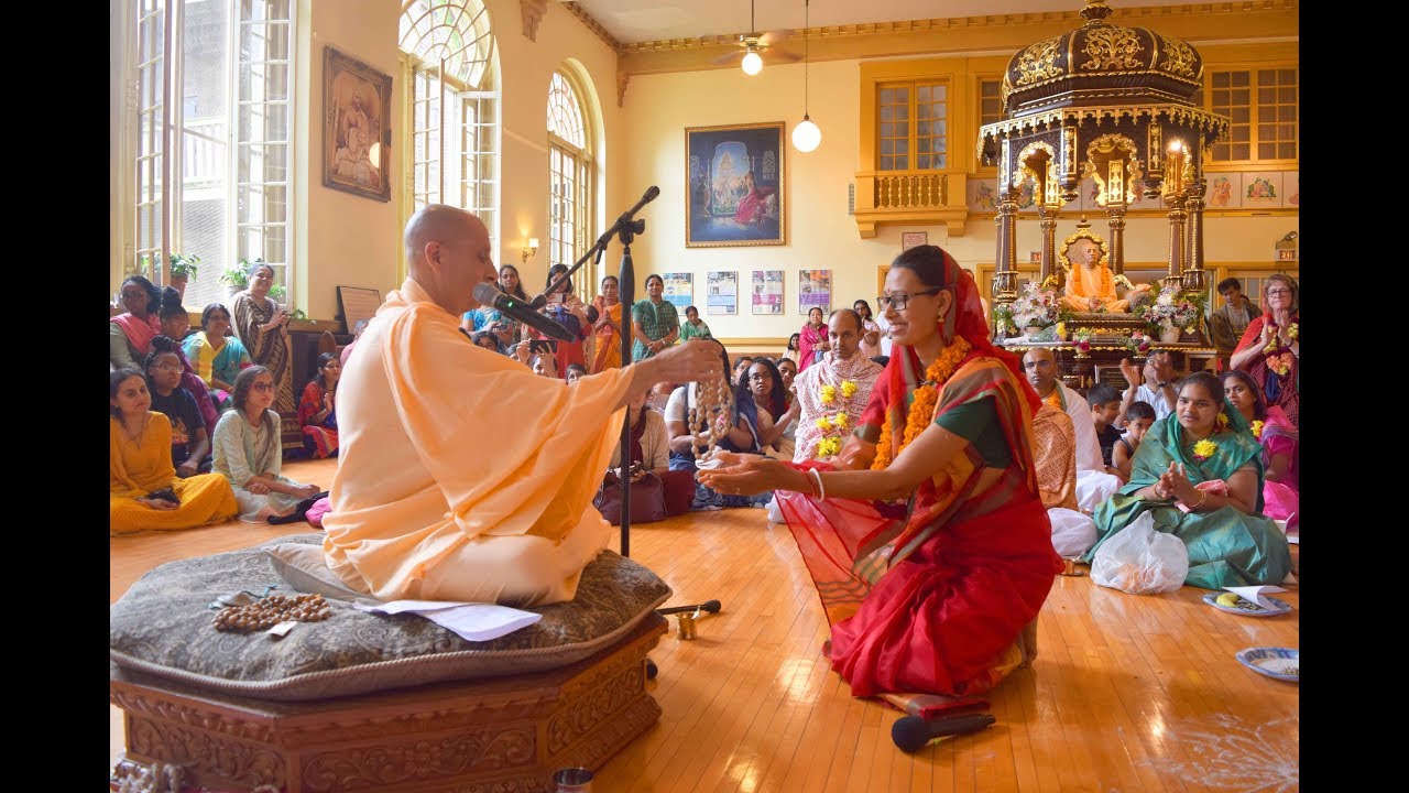 HH Radhanath Swami Initiations sept 12 2019 chicago Part 3