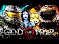 Doom Crossing Vs Halo Final Battle - God of War (Doom Slayer, Isabelle, Master Chief, Cortana)