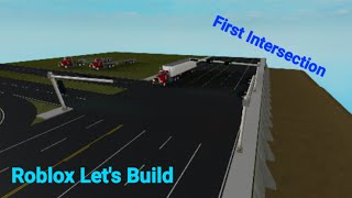 Roblox Studio City Let's Build; First Intersection