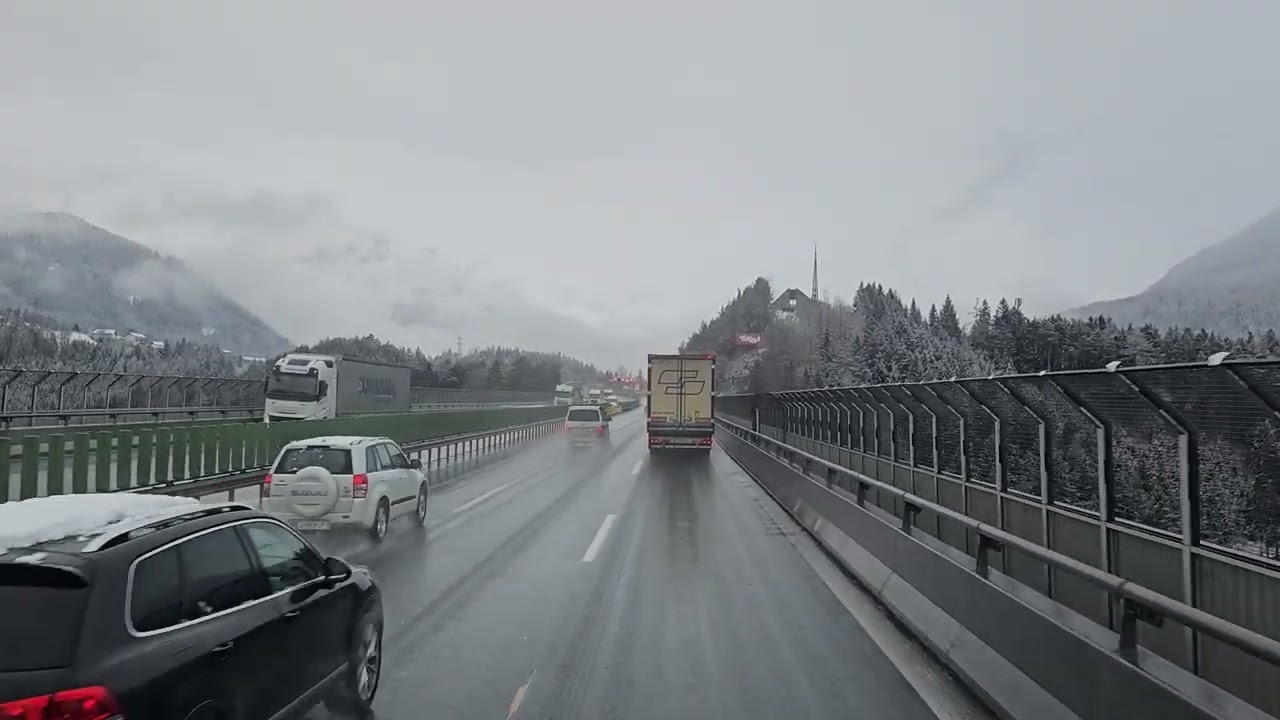 569 4K POV Real Driving Austria Kundl to Italy Chiusa pt2