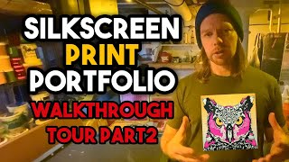 Silkscreen Print Portfolio // Talking Through My Favorite Prints. Part 2