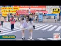 4kr japan travel 2024  walk in shinjukutokyo japan   relaxing natural city ambience