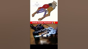 Robotic gripper animation video 🤖👷‍♂️ #mechanical #animation #engineering #3d #cad #gripper 🔥