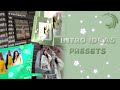 10 intro presets on alightmotion!