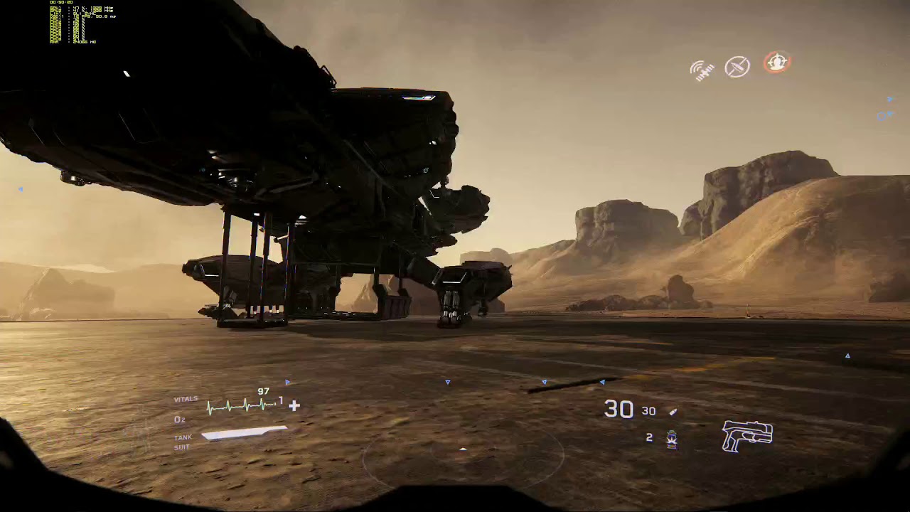 Star Citizen PTU 3.0 Nvidia SLI Daymar Atmo lighting bug - YouTube