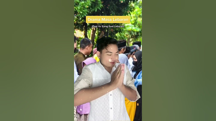 DRAMA MASA LEBARAN “PAGI VS SIANG SAAT LEBARAN” || TikTok @syrlrmd || Syahrul Ramadhan