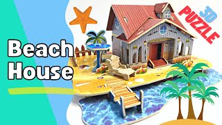 BEACH HOUSE | DIY 3D PUZZLE MINIATURE