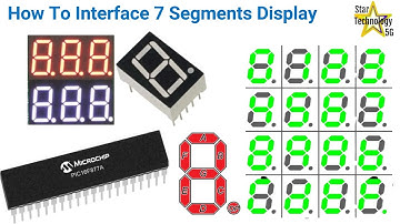 Microcontroller PIC16F877 Video 16 How To Interface 7 Segments Display Using Mikro C for PIC