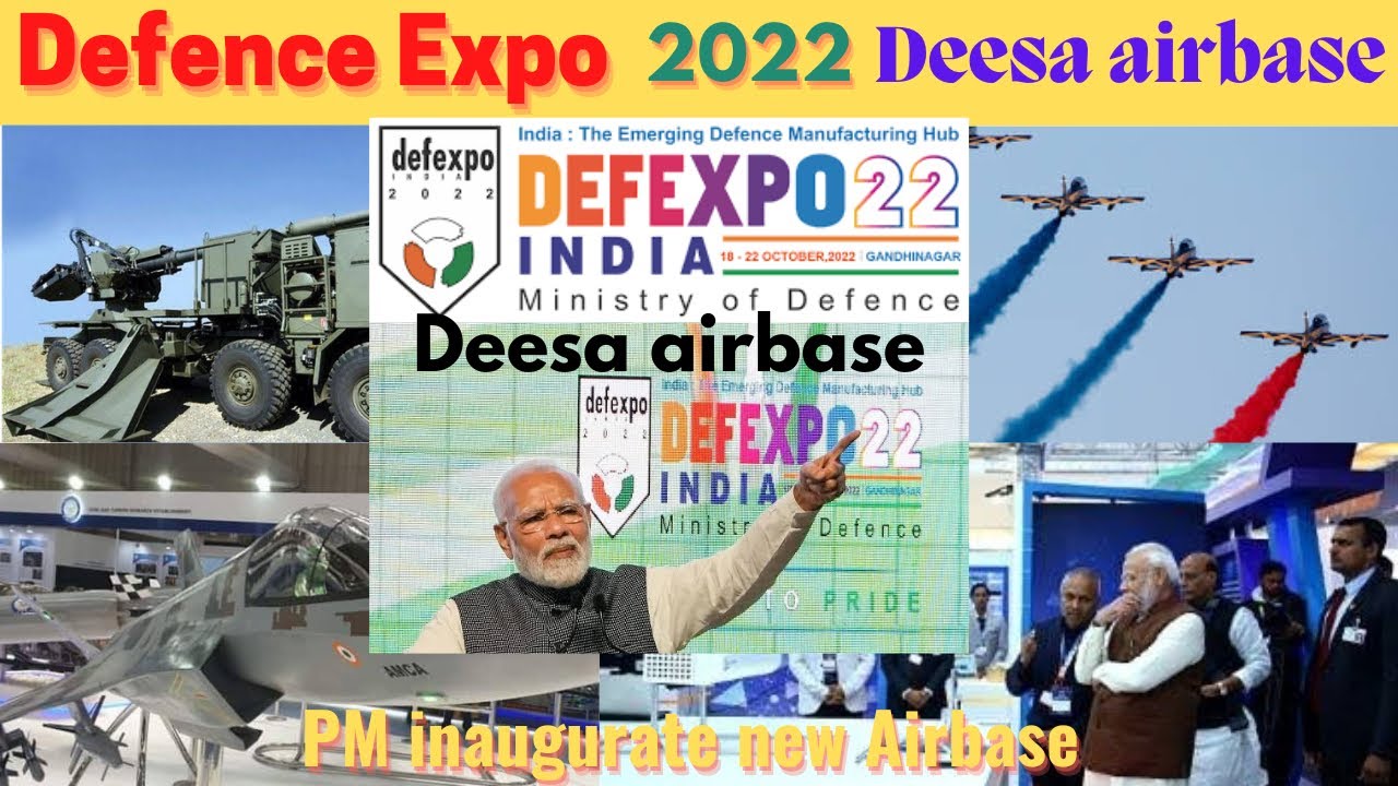 Defence expo 2022 PM Modi inaugurates deesa airbase Defence expo