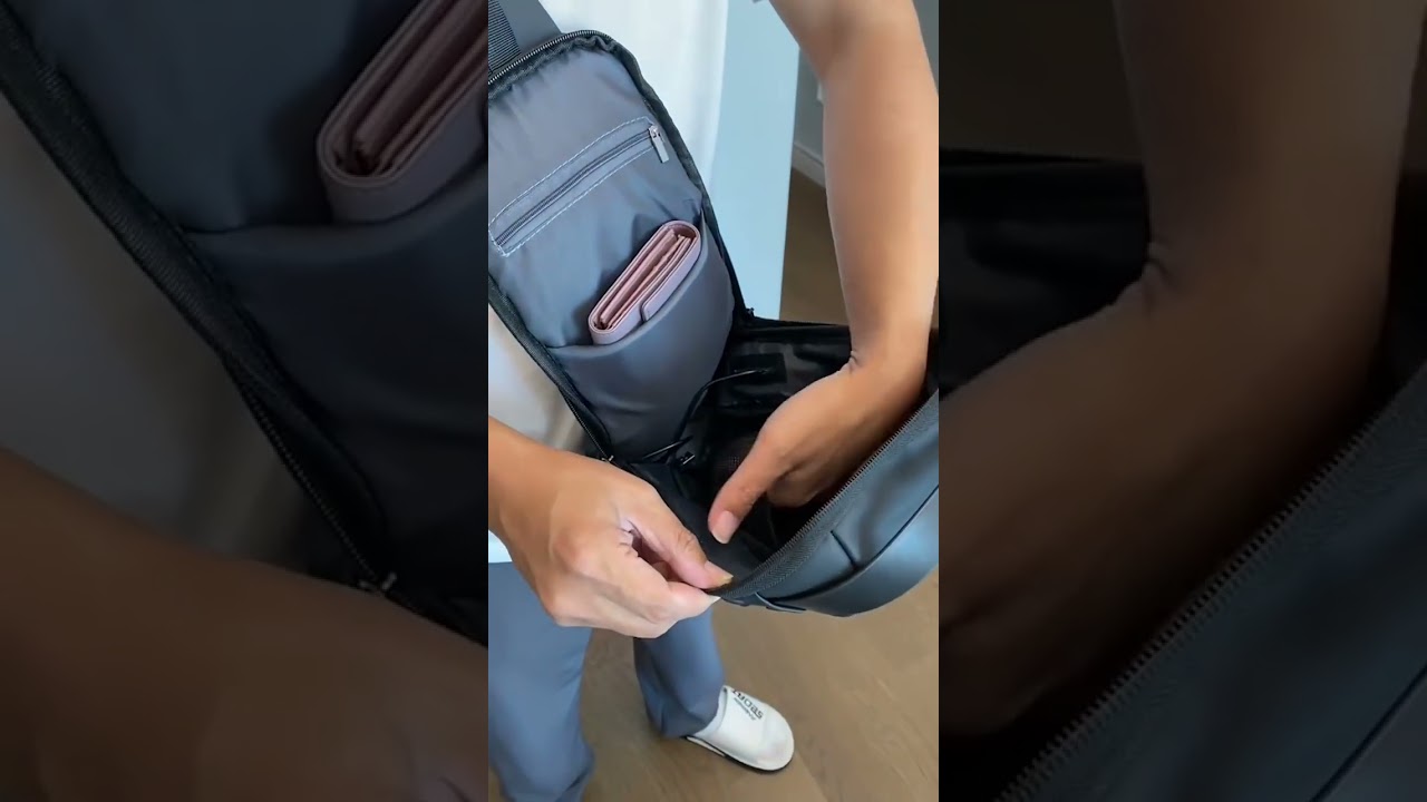 Anti-theft Crossbody Sling Bag With USB Port (Unisex)