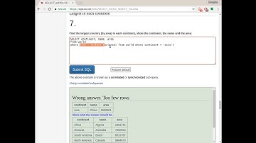 sqlzoo select in select Q7