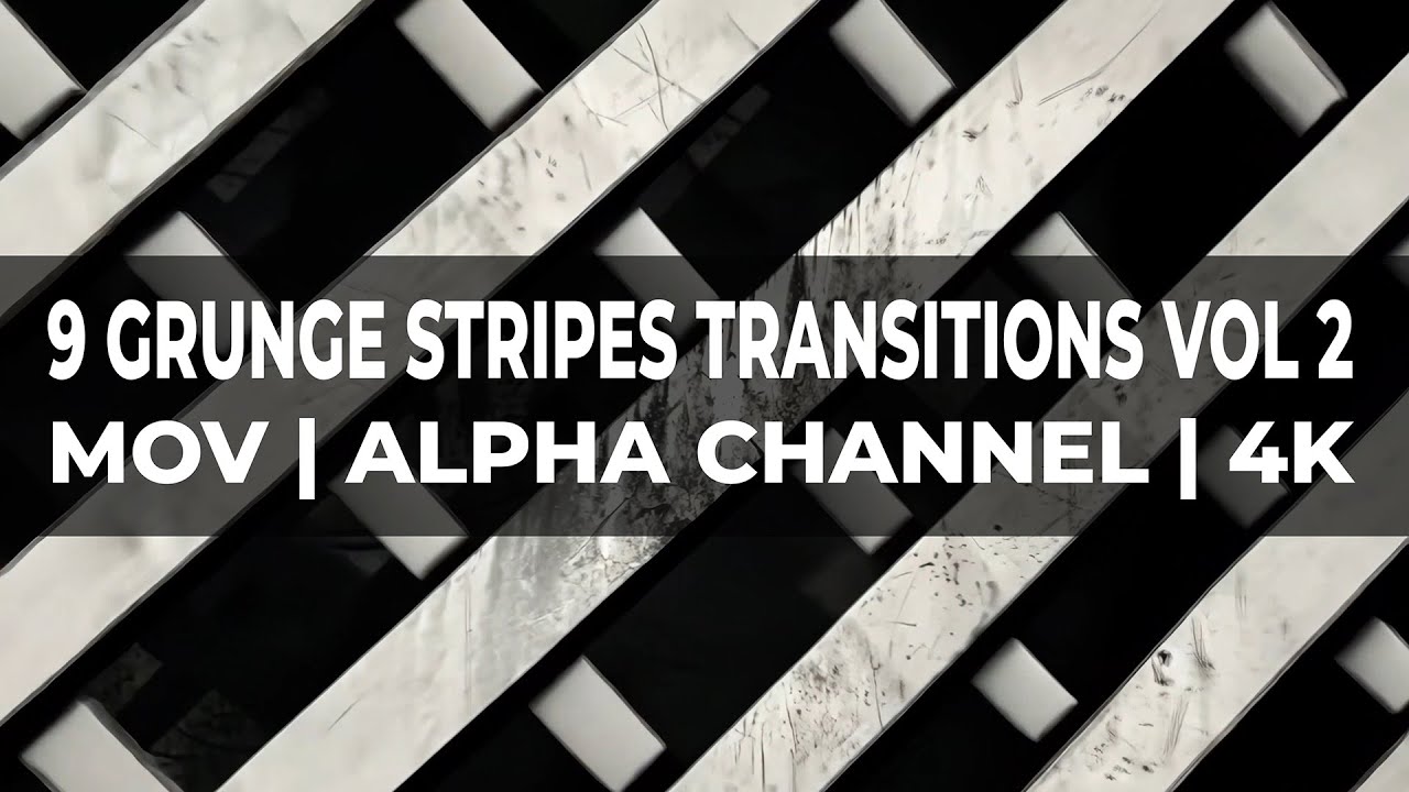 Grunge Stripes Transitions Vol. 2 – 9 Raw 4K Matte Wipes Pack