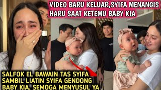Semua ikut terharu saat syifa menangis ketemu baby kia anak sahabatnya syifa
