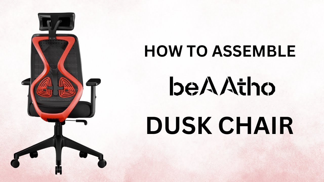 beAAtho DUSK Mesh High Back Office Revolving Chair Assembly Video