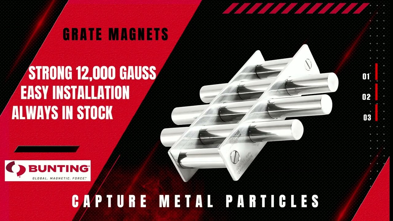 Neodymium Grate Magnets, 12,000 Gauss