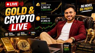 Crypto & Gold Live Trading 🔴 | Bitcoin, ETH & XAUUSD Analysis | Live Signals & SMC Strategy - 06JUNE