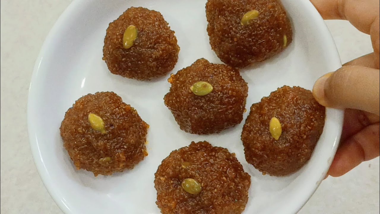 Quinoa Ladoo Recipe 😋👌 15 Mins Motichur Laddu Taste Quinoa