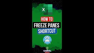 How to Freeze Panes (Shortcut) in Excel