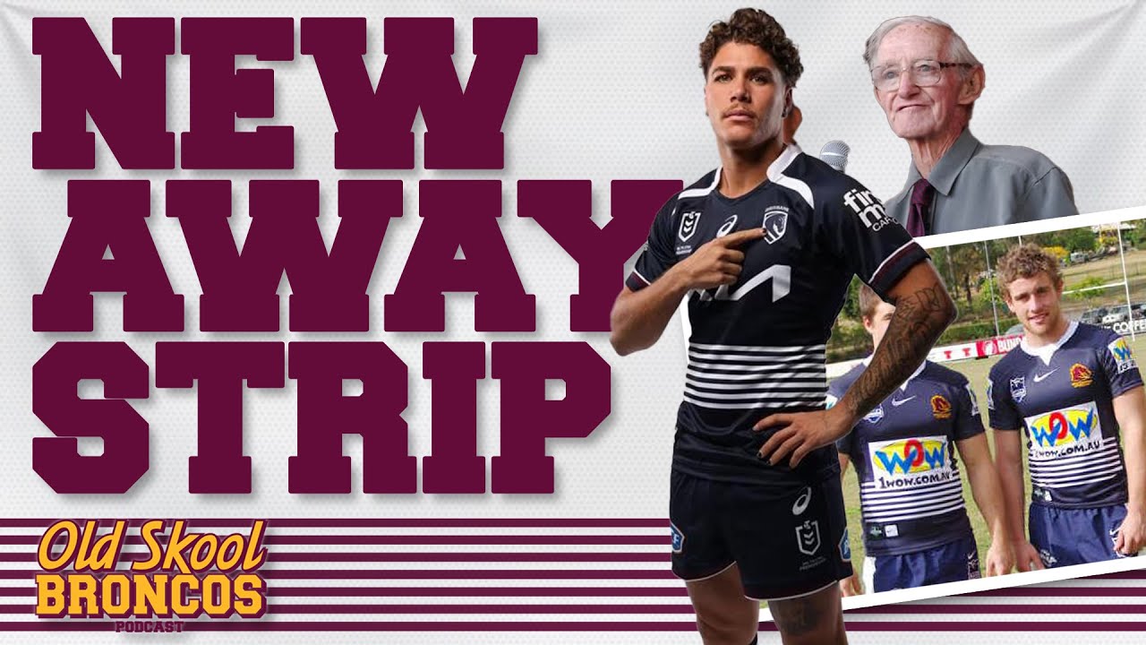 Brisbane Broncos Unveil their New Away Kit - YouTube