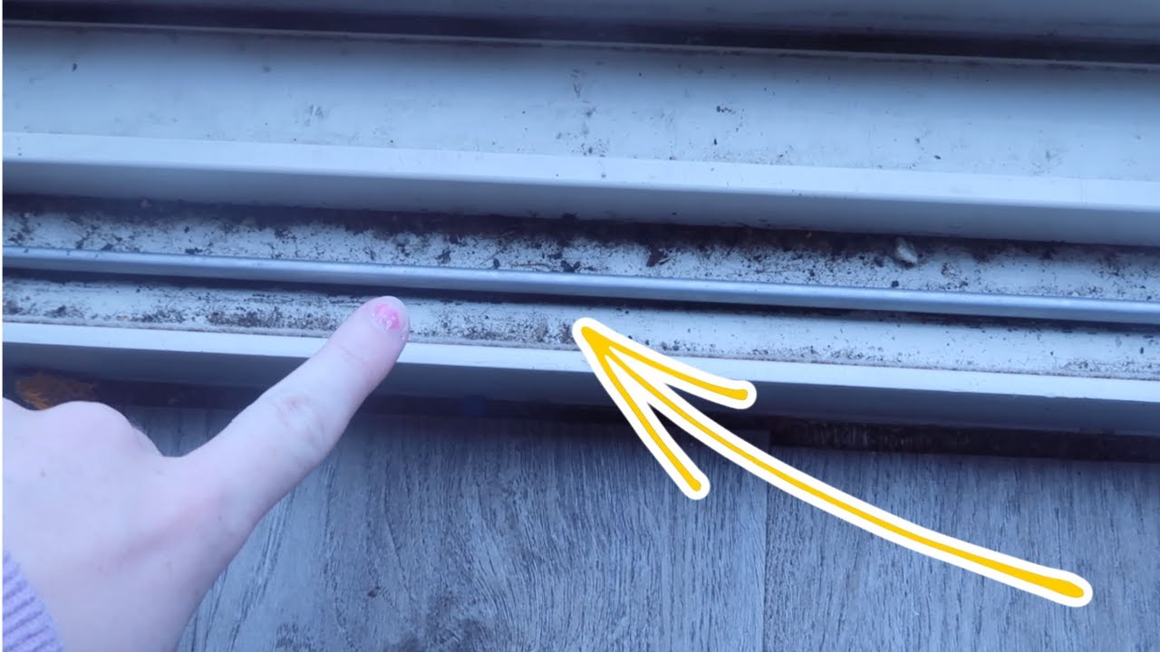 How to Clean and Maintain a Sliding Glass Door Track - Mother Daughter  Projects