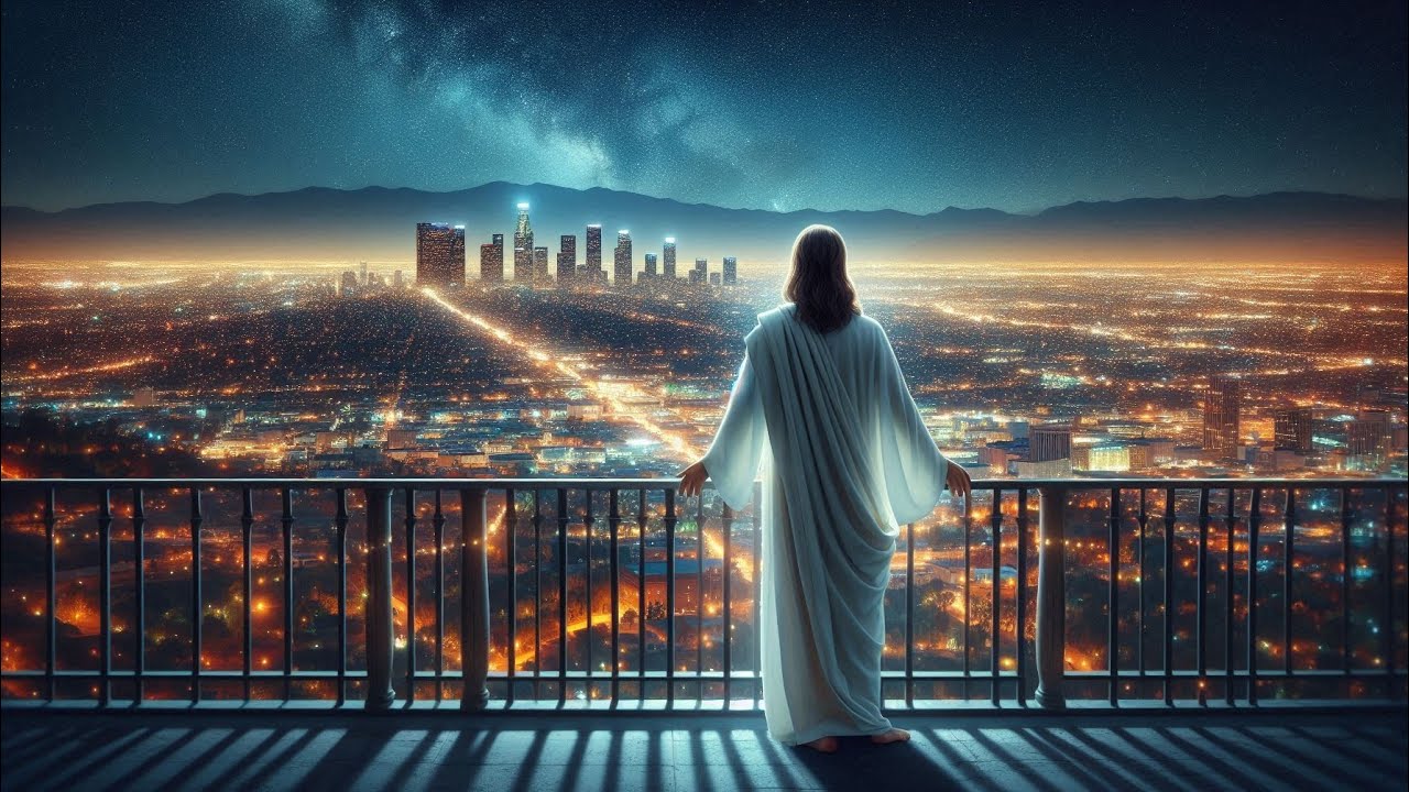 “Heaven’s Light Over Los Angeles — Jesus Says Good NIGHT”