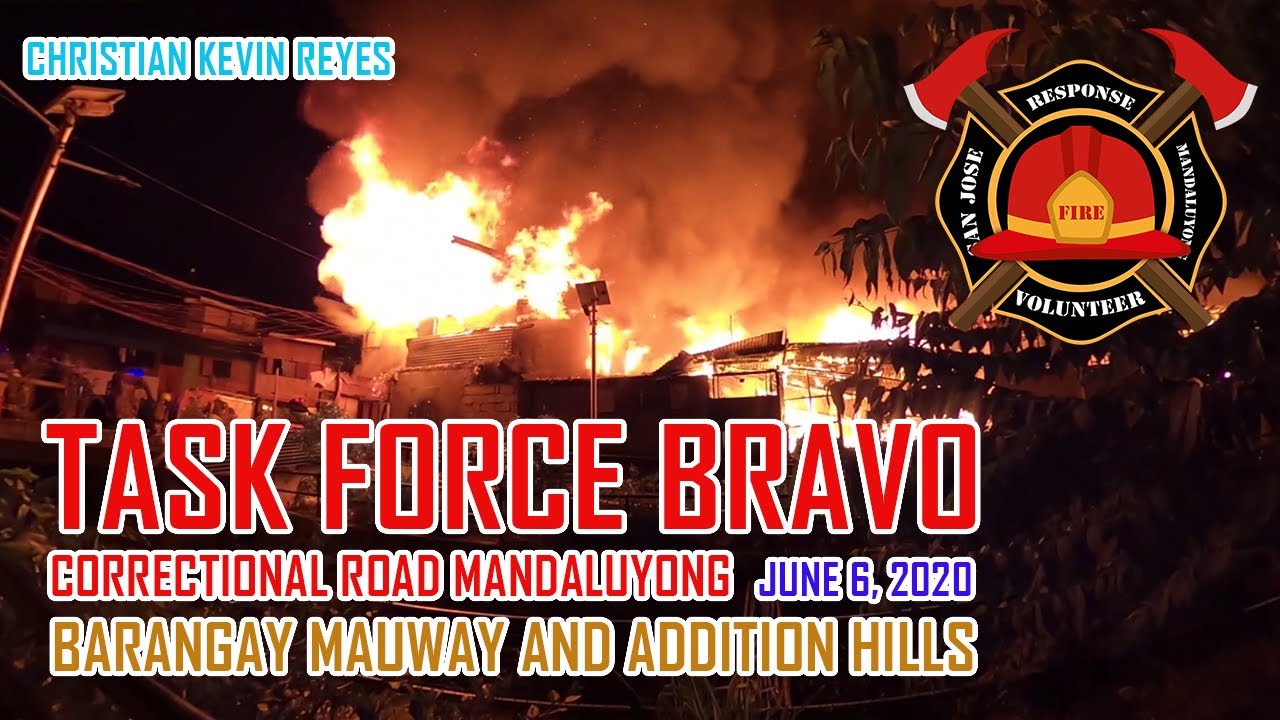 10 70 TASK FORCE BRAVO CORRECTIONAL ROAD MANDALUYONG JUNE 6,2020 | RFV | Response Fire Volunteer