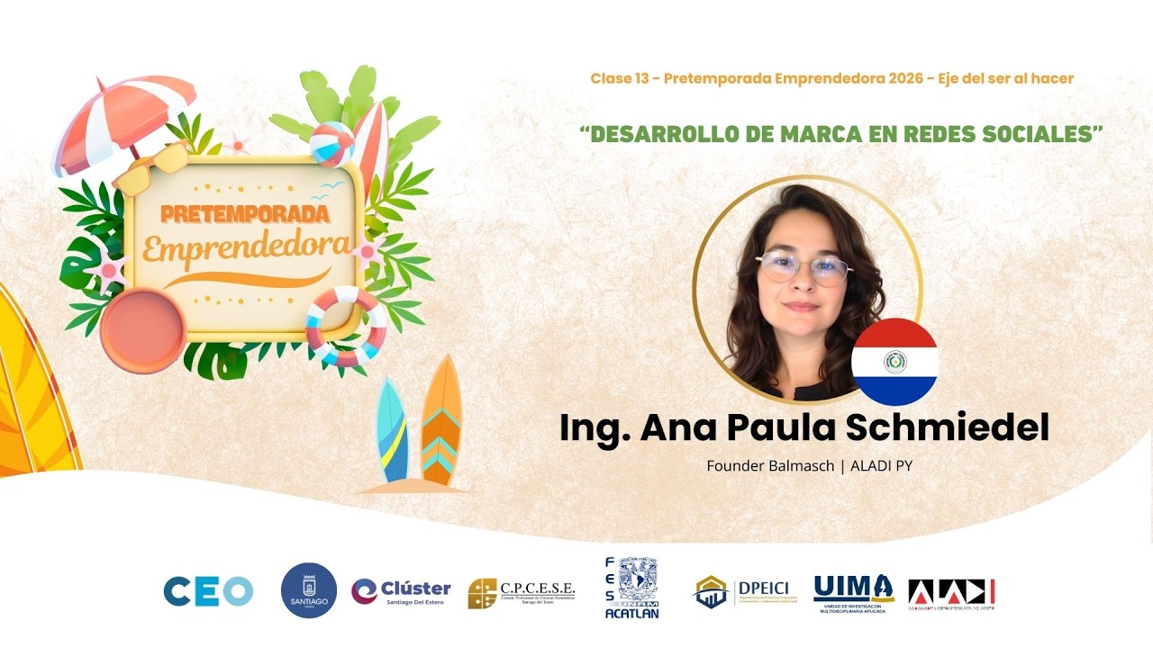 🎬 Clase 12: 📝 Desarrollo de Marca en Redes Sociales por Ana Paula Schmiedel. Eje del Medir