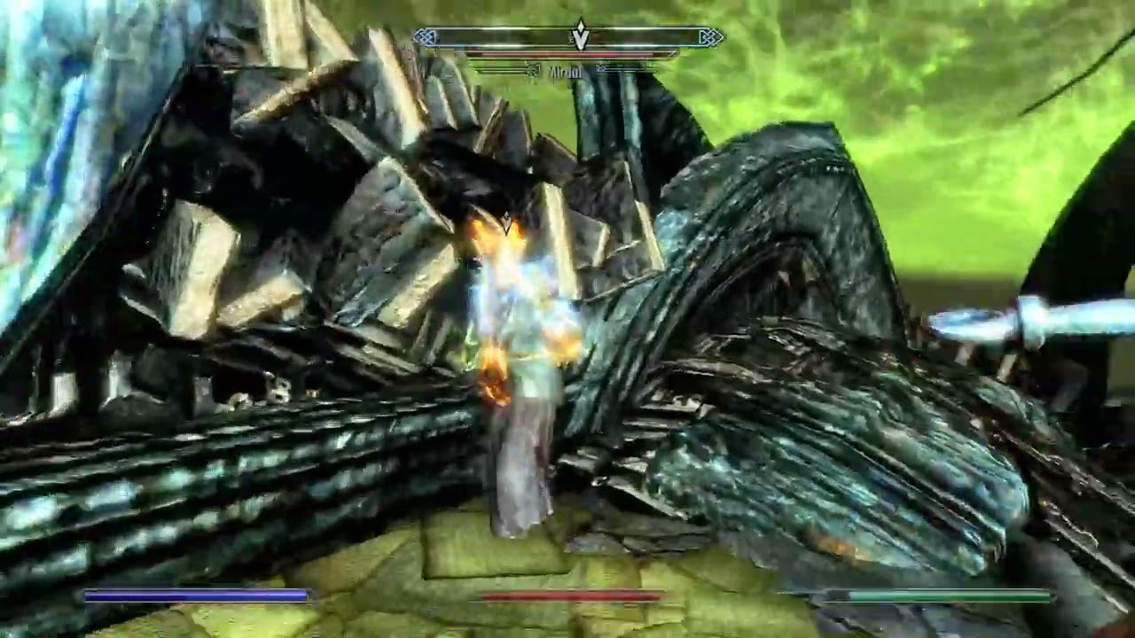 Miraak final boss | Skyrim dragonborn Dlc