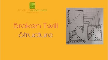 Broken Twill Weave ( Twill Derivatives)