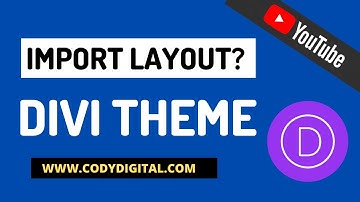 How to Import Divi Layout  Jason file on your Live Website - WordPress Divi Theme Tutorials 2020