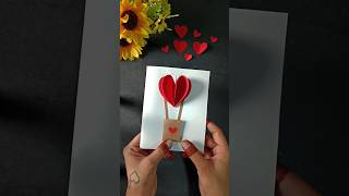 Hot Air Balloon Card Tutorial #ytshorts #diy #handmade #valetinesdaygift