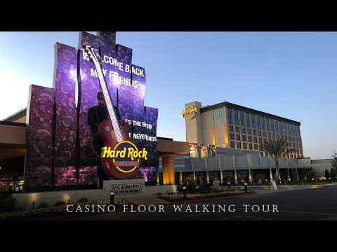 WALKING TOUR of HARD ROCK CASINO in SACRAMENTO California