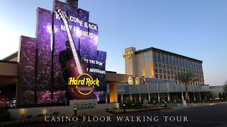 WALKING TOUR of HARD ROCK CASINO in SACRAMENTO California