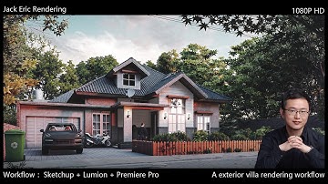 LUMION10PRO(PHOTO-REALISTIC) EXTERIOR RENDERING TUTORIAL #4