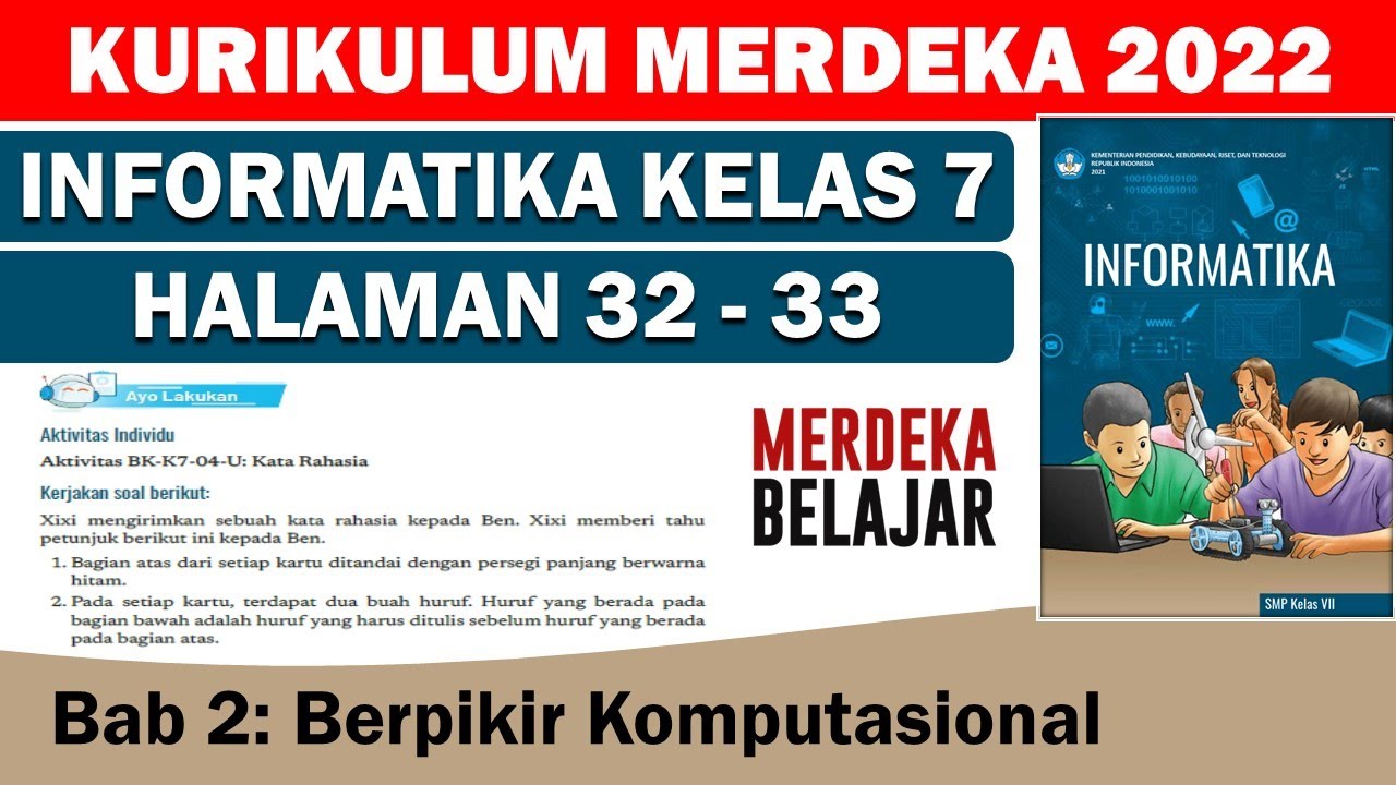 INFORMATIKA KELAS 7 HALAMAN 32 33 KURIKULUM MERDEKA BAB 2 BERPIKIR informatika-kelas-7-halaman-32-33-kurikulum-merdeka-bab-2-berpikir