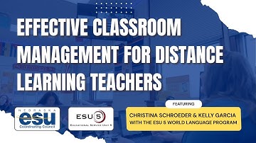 Effective Classroom Management for Distance Learning Teachers