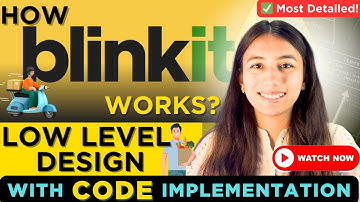 Blinkit (Zepto) Low-Level Design with Code & UML | Order Management System & Inventory | #lld #easy