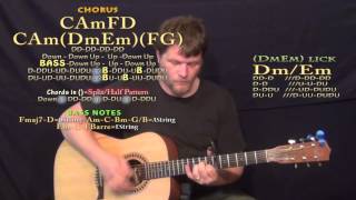 Video thumbnail of "Change My Mind (Meghan Linsey) Guitar Lesson Chord Chart - Capo 6th"