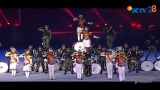 KEREN ABIS! Aksi Marching Band Sebagai Pembuka Acara Closing Ceremony Asian Games 2018